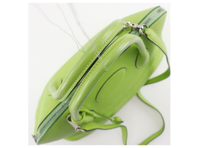 Hermès Bolso Hermes Bolide 35 Verde Amarillo - vista 5
