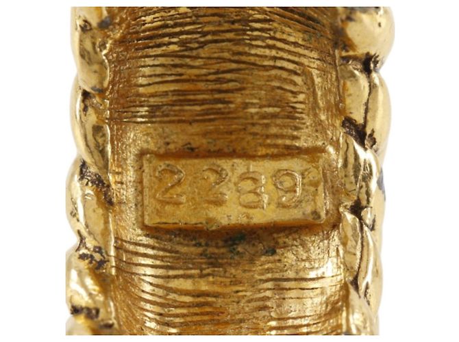 Orecchini a clip Chanel Coco Mark D'oro - vista 11