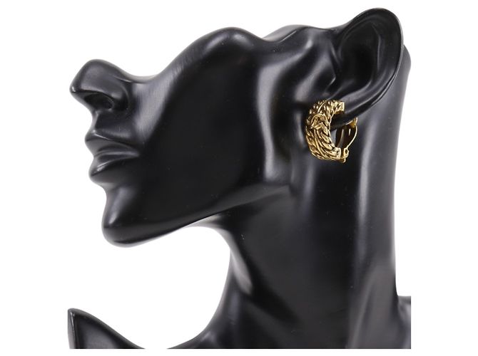 Orecchini a clip Chanel Coco Mark D'oro - vista 2