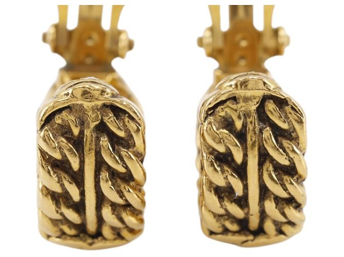 Orecchini a clip Chanel Coco Mark D'oro - vista 4