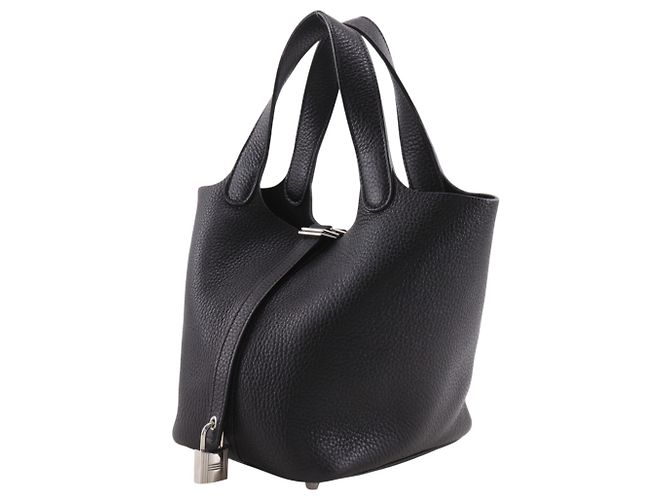 Hermès Sac à main Hermes Picotin Lock 18 PM Noir - vue 2
