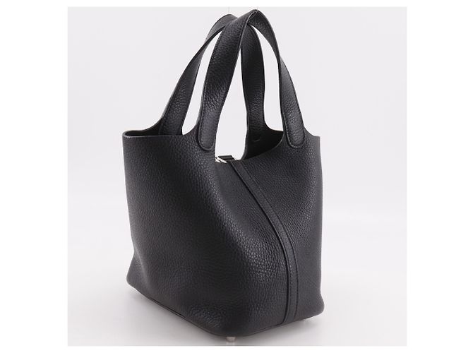 Hermès Sac à main Hermes Picotin Lock 18 PM Noir - vue 3