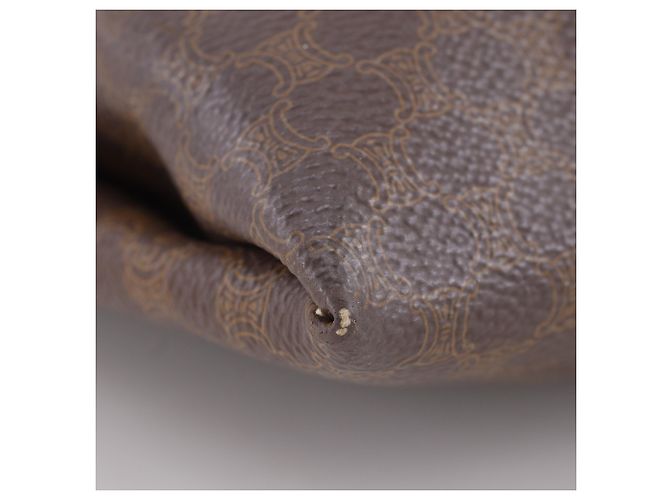 Céline Sac cabas vintage Celine Macadam Marron - vue 4
