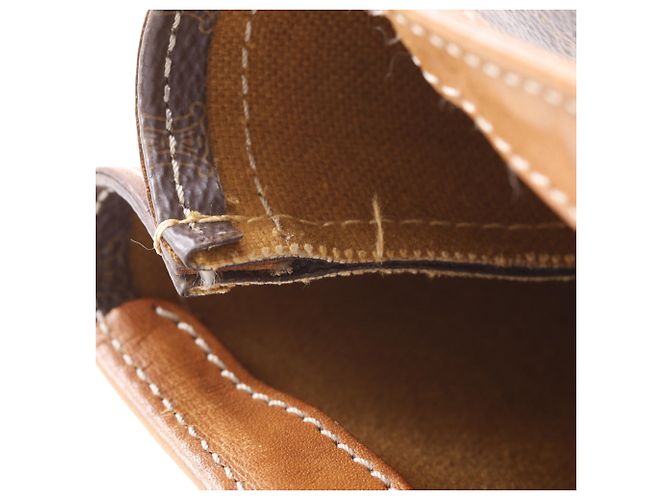 Céline Sac cabas vintage Celine Macadam Marron - vue 7