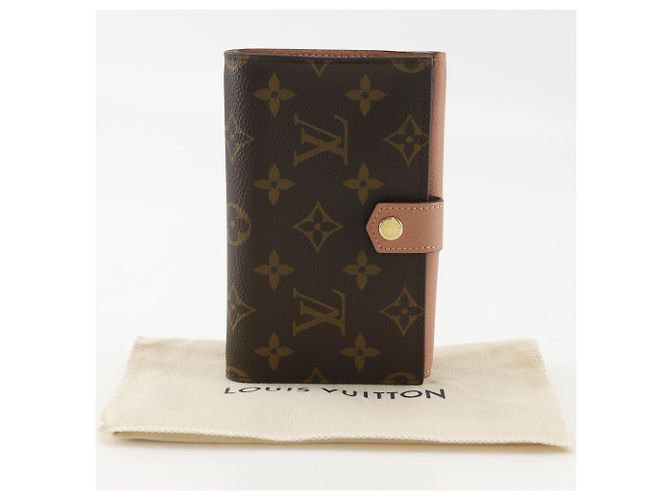 Louis Vuitton Portefeuille Pallas Compact Bi-fold Wallet Braun Pink Monogramm - Ansicht 14