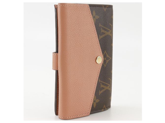 Louis Vuitton Portefeuille Pallas Compact Bi-fold Wallet Braun Pink Monogramm - Ansicht 3