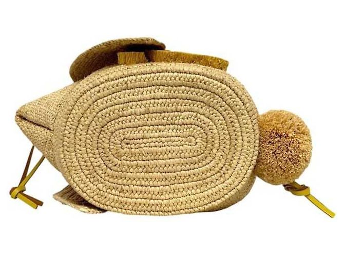 Bolso de hombro bucket Bunny Loewe Beige - vista 3