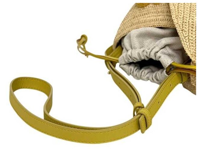 Bolso de hombro bucket Bunny Loewe Beige - vista 9