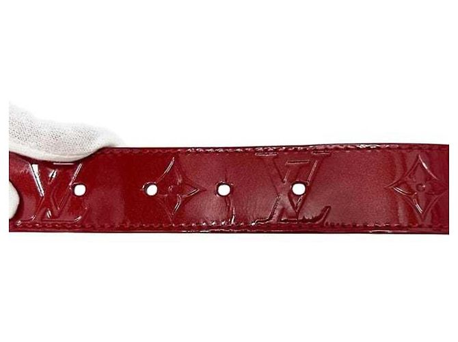 Louis Vuitton Monogram Vernis Belt Red - view 10