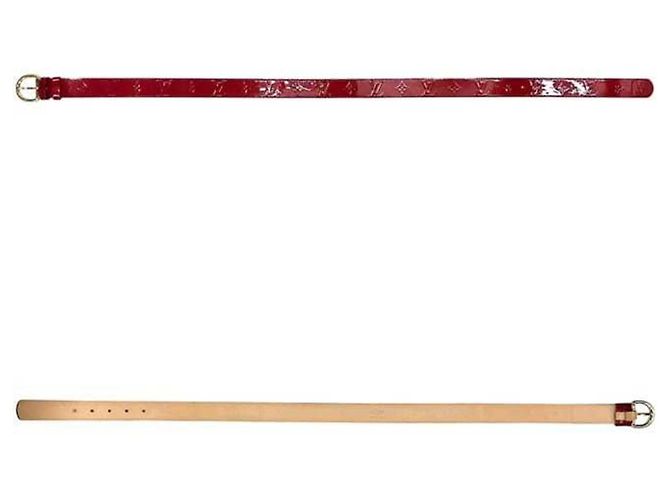 Louis Vuitton Monogram Vernis Belt Red - view 2