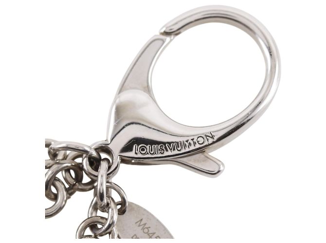 Louis Vuitton Fleur de Epi BB Keychain Bag Charm Argento - vista 7