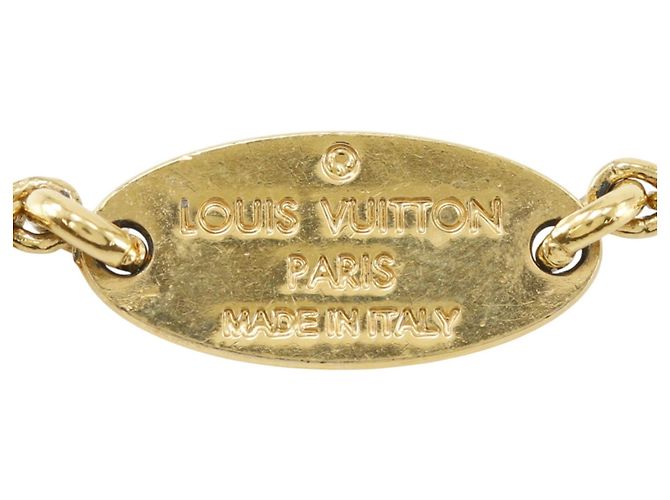 Collier Louis Vuitton Essential V Doré - vue 10