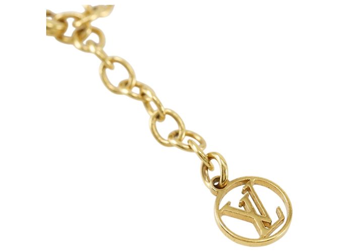 Collier Louis Vuitton Essential V Doré - vue 7