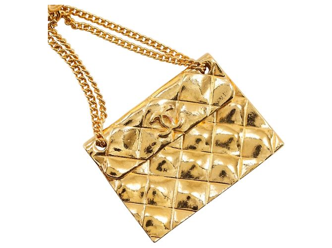 Brincos de clip Chanel Coco Mark Dourado - vista 6