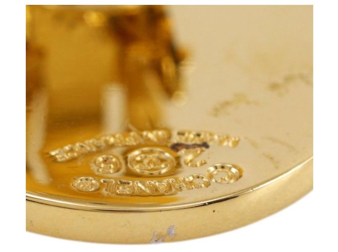 Brincos de clip Chanel Coco Mark Dourado - vista 8