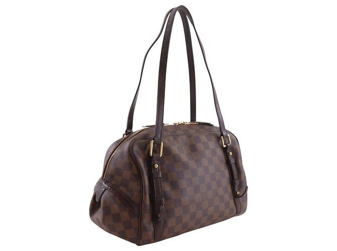 Saco Tote Louis Vuitton Rivington PM Marrom - vista 3