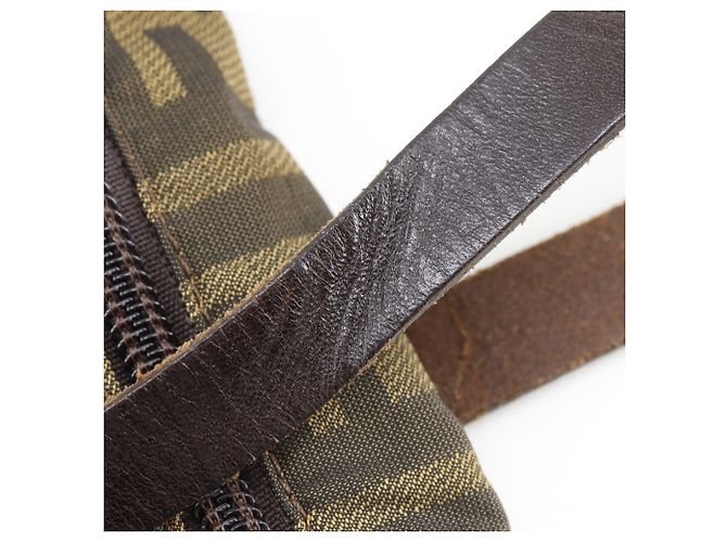 Borsa Boston Fendi Zucca Marrone - vista 11