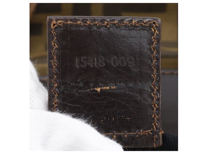 Borsa Boston Fendi Zucca Marrone - vista 14