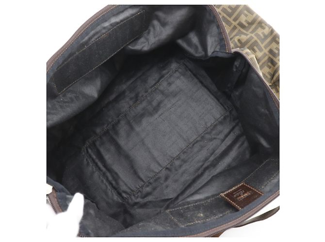 Borsa Boston Fendi Zucca Marrone - vista 6