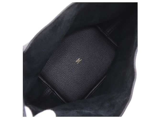 Hermès Sac à main Hermes Picotin Lock 22 MM Noir - vue 6