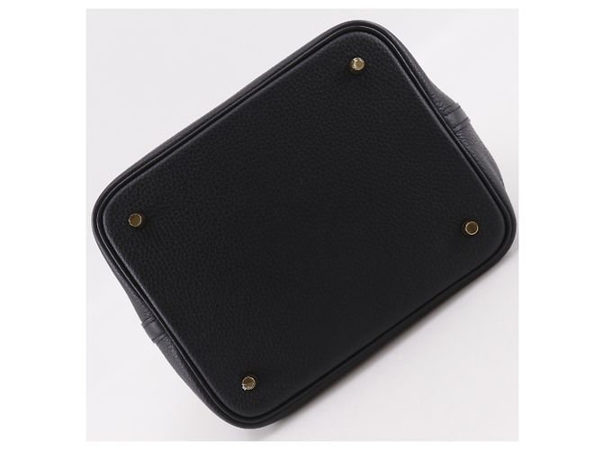 Hermès Sac à main Hermes Picotin Lock 22 MM Noir - vue 7