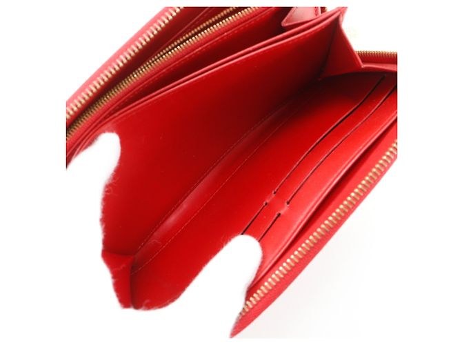 Louis Vuitton Monogram Vernis Zippy Wallet Rot Fuschia - Ansicht 10