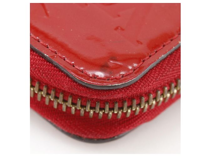 Louis Vuitton Monogram Vernis Zippy Wallet Rot Fuschia - Ansicht 16