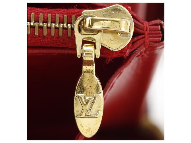 Louis Vuitton Monogram Vernis Zippy Wallet Rot Fuschia - Ansicht 18