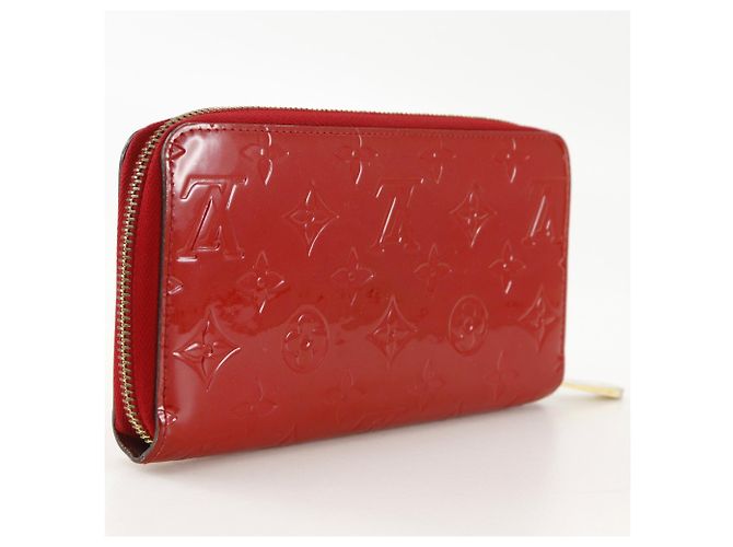 Louis Vuitton Monogram Vernis Zippy Wallet Rot Fuschia - Ansicht 3