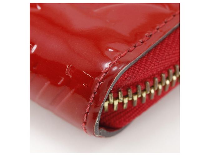 Louis Vuitton Monogram Vernis Zippy Wallet Rot Fuschia - Ansicht 4