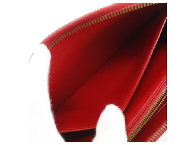 Louis Vuitton Monogram Vernis Zippy Wallet Rot Fuschia - Ansicht 5