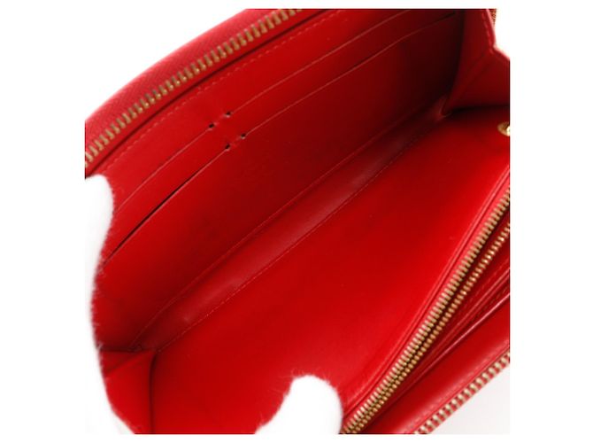 Louis Vuitton Monogram Vernis Zippy Wallet Rot Fuschia - Ansicht 6