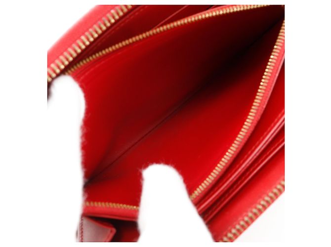 Louis Vuitton Monogram Vernis Zippy Wallet Rot Fuschia - Ansicht 7