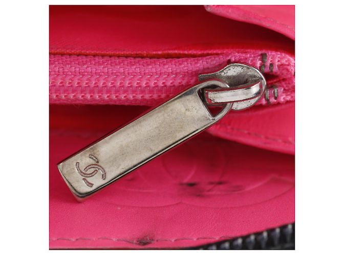 Cartera larga Chanel Cambon Line de piel charol negra Negro - vista 15