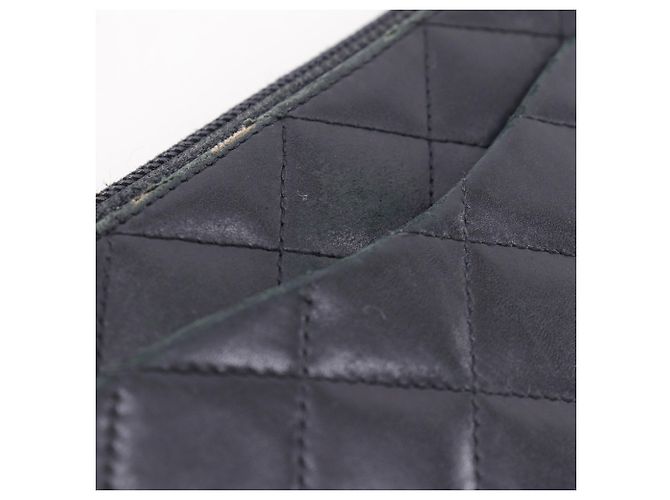 Cartera larga Chanel Cambon Line de piel charol negra Negro - vista 16