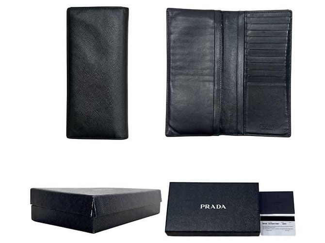 Prada Saffiano Black Langbeutel Schwarz - Ansicht 3