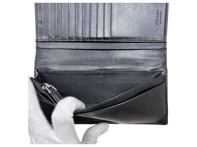 Prada Saffiano Black Langbeutel Schwarz - Ansicht 5