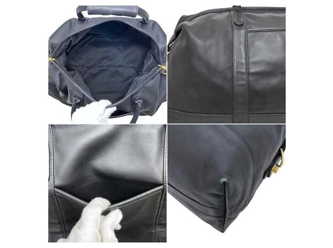 Coach Boston Bag aus schwarzem Leder - Ansicht 3