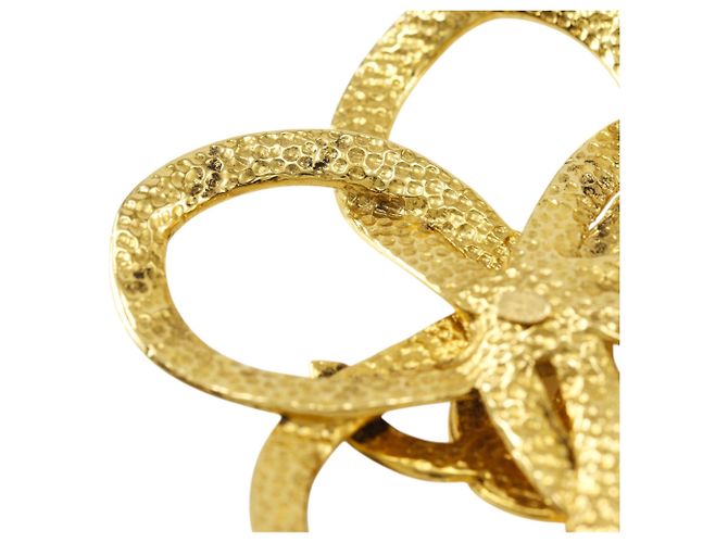 Colar Chanel Coco Mark Flower Dourado - vista 10