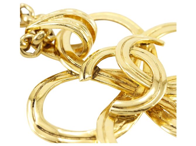 Colar Chanel Coco Mark Flower Dourado - vista 6