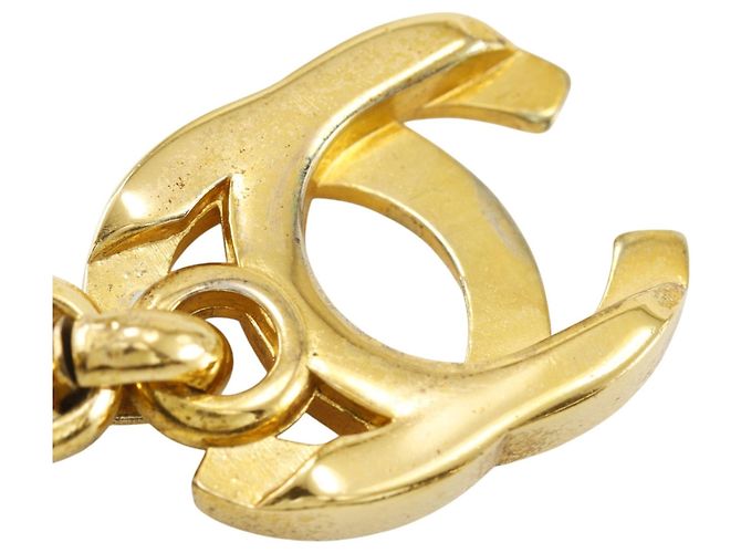 Colar Chanel Coco Mark Flower Dourado - vista 9