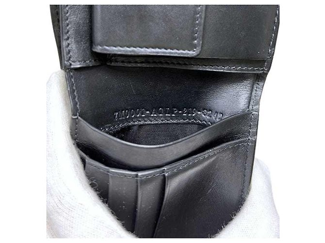 Fendi Bi-fold Wallet in Black Leather Brown - view 5