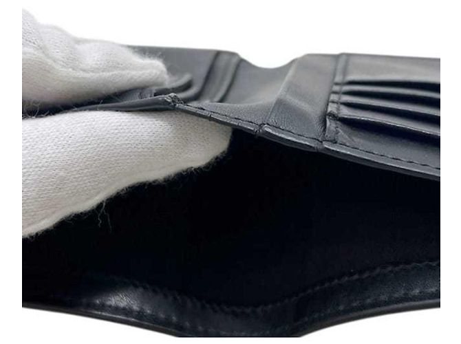 Fendi Bi-fold Wallet in Black Leather Brown - view 7