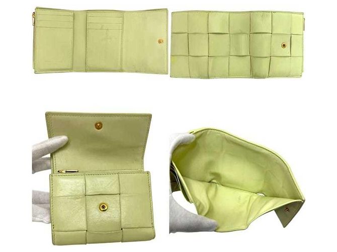 Bottega Veneta Leder Tri-fold Geldbörse - Ansicht 3