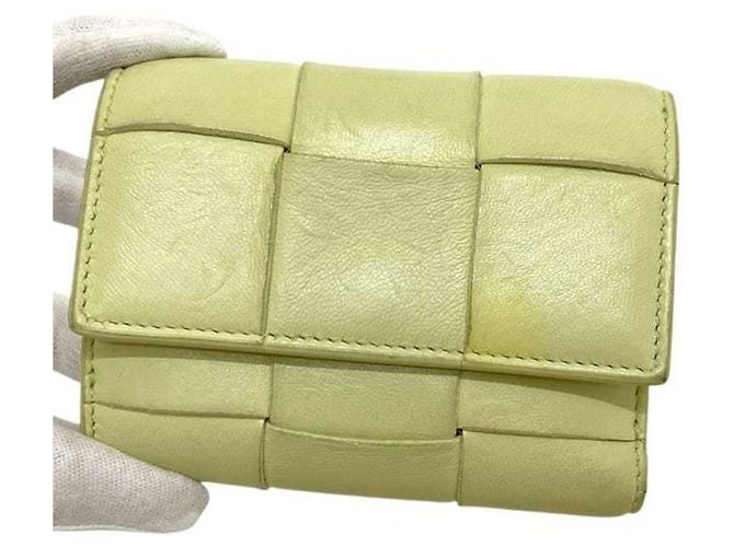 Bottega Veneta Leder Tri-fold Geldbörse - Ansicht 9
