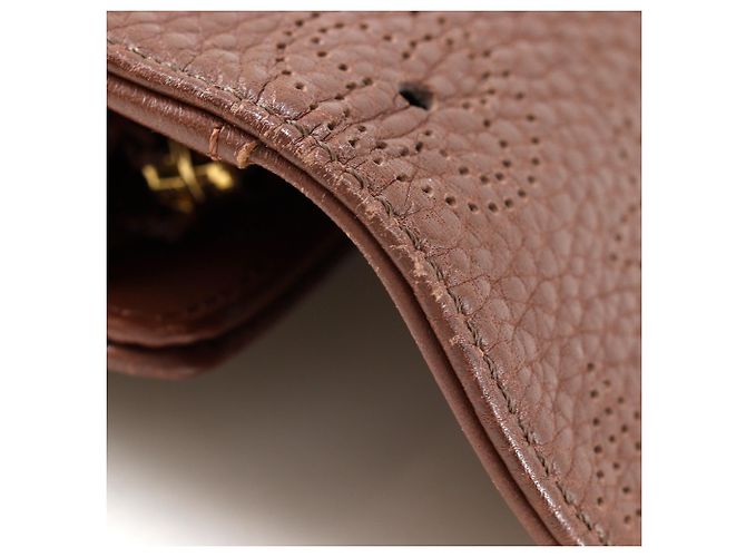 Louis Vuitton Portefeuille Amelia Long Wallet Marrone - vista 12
