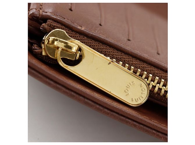 Louis Vuitton Portefeuille Amelia Long Wallet Marrone - vista 14