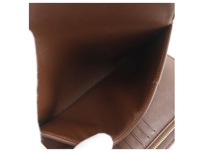 Louis Vuitton Portefeuille Amelia Long Wallet Marrone - vista 6