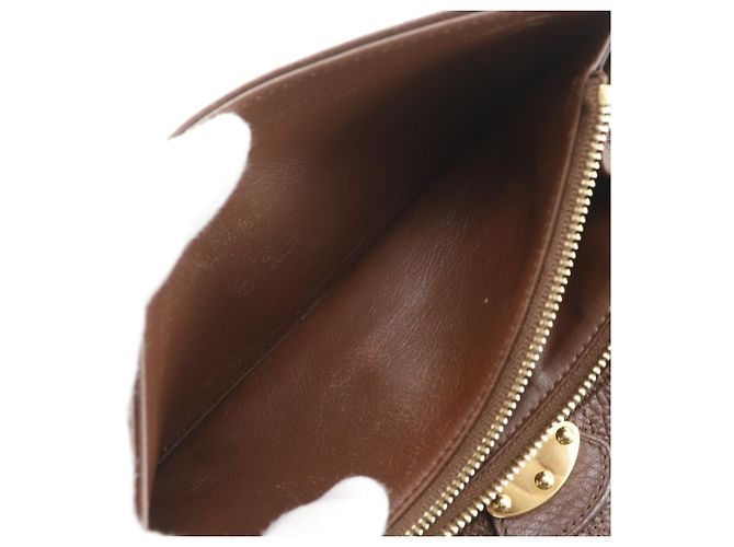 Louis Vuitton Portefeuille Amelia Long Wallet Marrone - vista 9