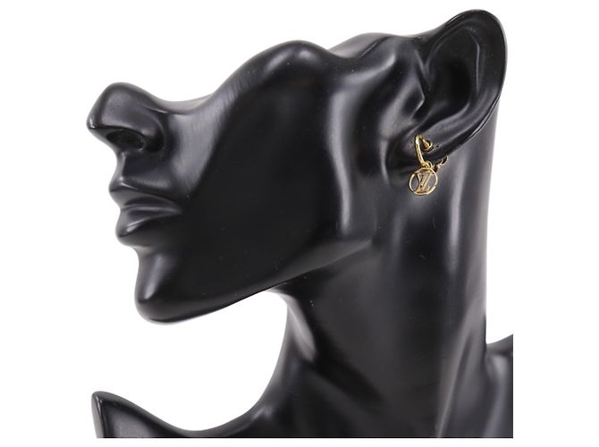 Pendientes Louis Vuitton Bookle Dreille Blooming Dorado - vista 2